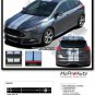 Target Rally Ford Focus Racing Stripes Decals Vinyl Graphics Kit 2016 2017 2018