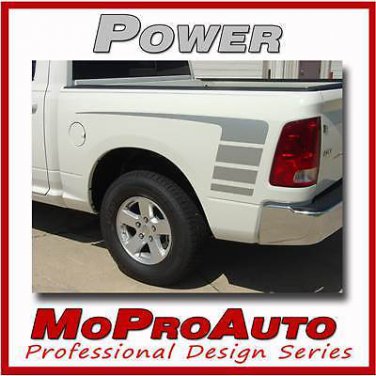 2009-2018 Dodge Ram 1500 Truck POWER Decals Racing Stripe 3M Pro Graphics PD1519