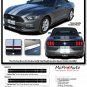 2015-2017 Ford Mustang GT V6 STALLION SLIM Rally Racing Stripes 3M Decal PDS3274