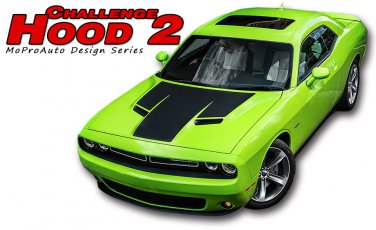 2015 2016 2017 2018 Dodge Challenger HOOD R/T Graphic Decals Stripe 3M Pro Vinyl