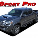 2015 2016 2017 Toyota Tacoma TRD Hood SPORT PRO Vinyl Graphic Stripes Decal Kit