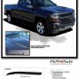 2016 2017 2018 Chevy Silverado Hood Spikes Spears 3M Vinyl Graphic Stripe Decal