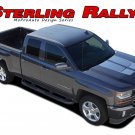 2016 2017 2018 Chevy Silverado Rally 1500 Vinyl Hood Racing Stripe Decal Graphic