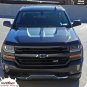2016 2017 2018 Chevy Silverado Rally 1500 Vinyl Hood Racing Stripe Decal Graphic