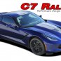 C7 RALLY Racing Stripe Dual Hood Vinyl Graphic 2014 2015 2016 2017 2018 Corvette