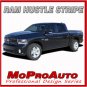 2009-2017 Dodge Ram 1500 Pickup Truck HUSTLE Stripes Graphics 3M Decals PD2118