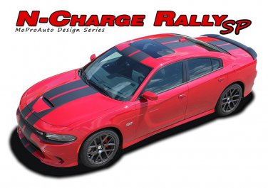 2015-2018 Dodge Charger R/T Scat Pack 392 Hellcat Racing Stripes Decals Graphic