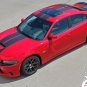 2015-2018 Dodge Charger R/T Scat Pack 392 Hellcat Racing Stripes Decals Graphic