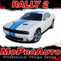2015-2018 Dodge Challenger R/T SXT Rally Racing Stripes Graphic Decal 3M Pro PDS