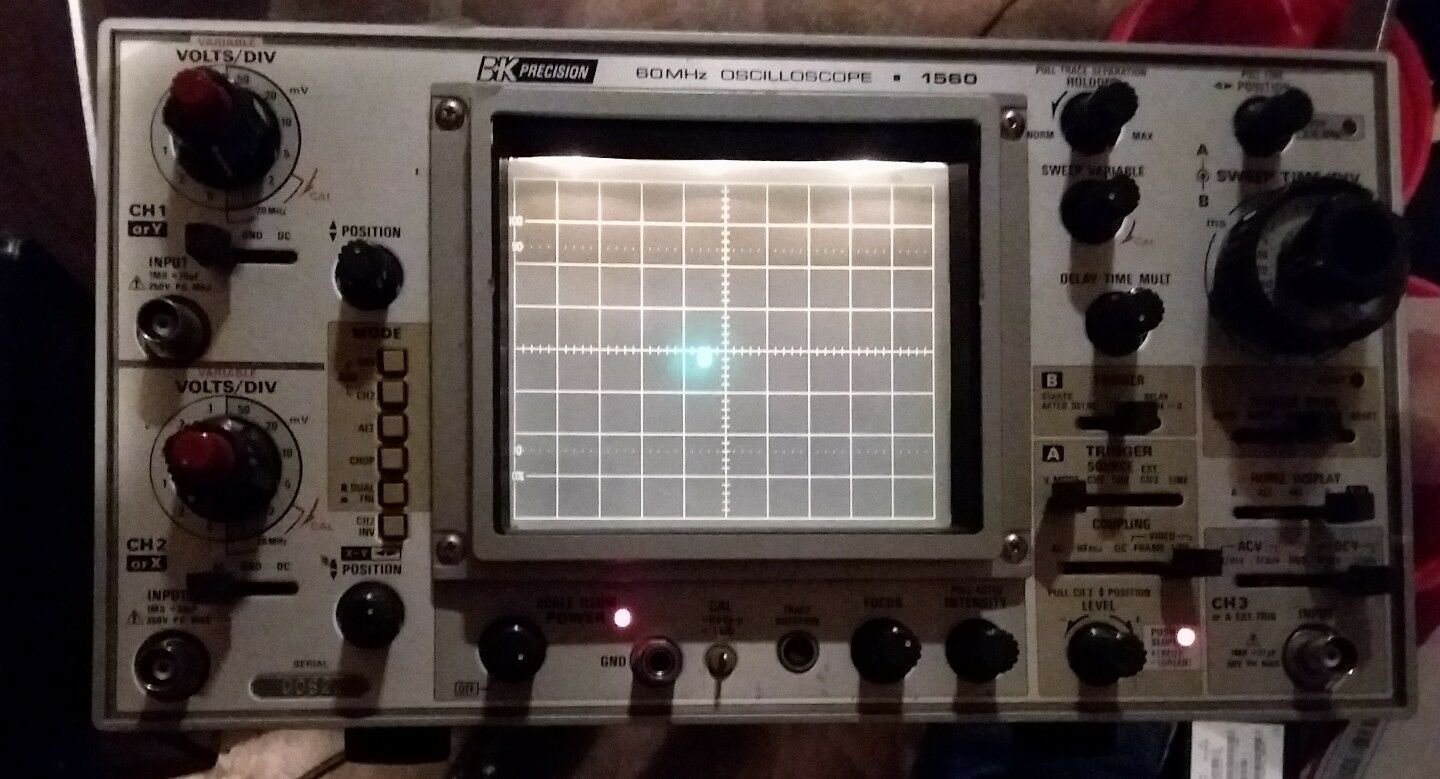&Acirc;&iexcl; BK PRECISION 60HZ OSCILLOSCOPE 1560