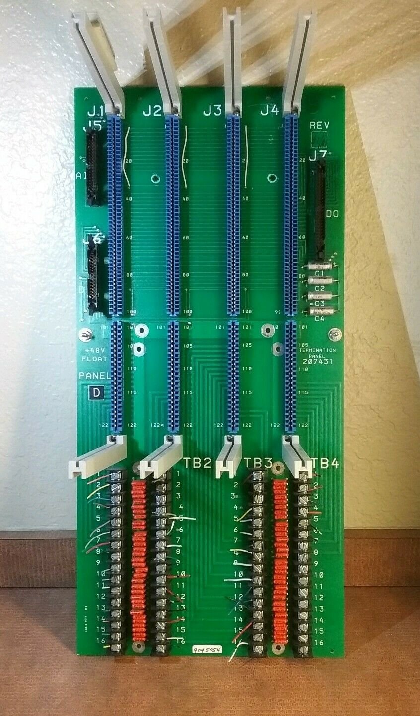 LAC-2 9019 Float Panel +48v Battery Charger Circuit Board CE IV-0 207431 Termina