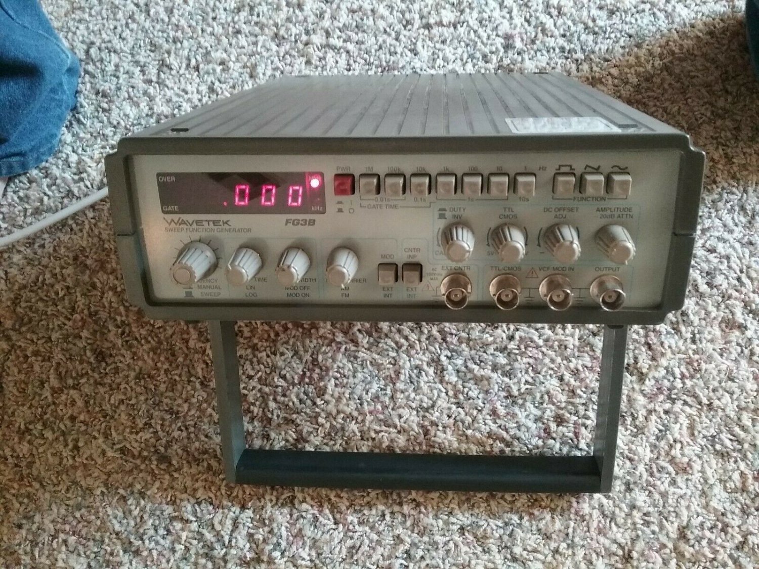Wavetek FG3B sweep function generator working clean