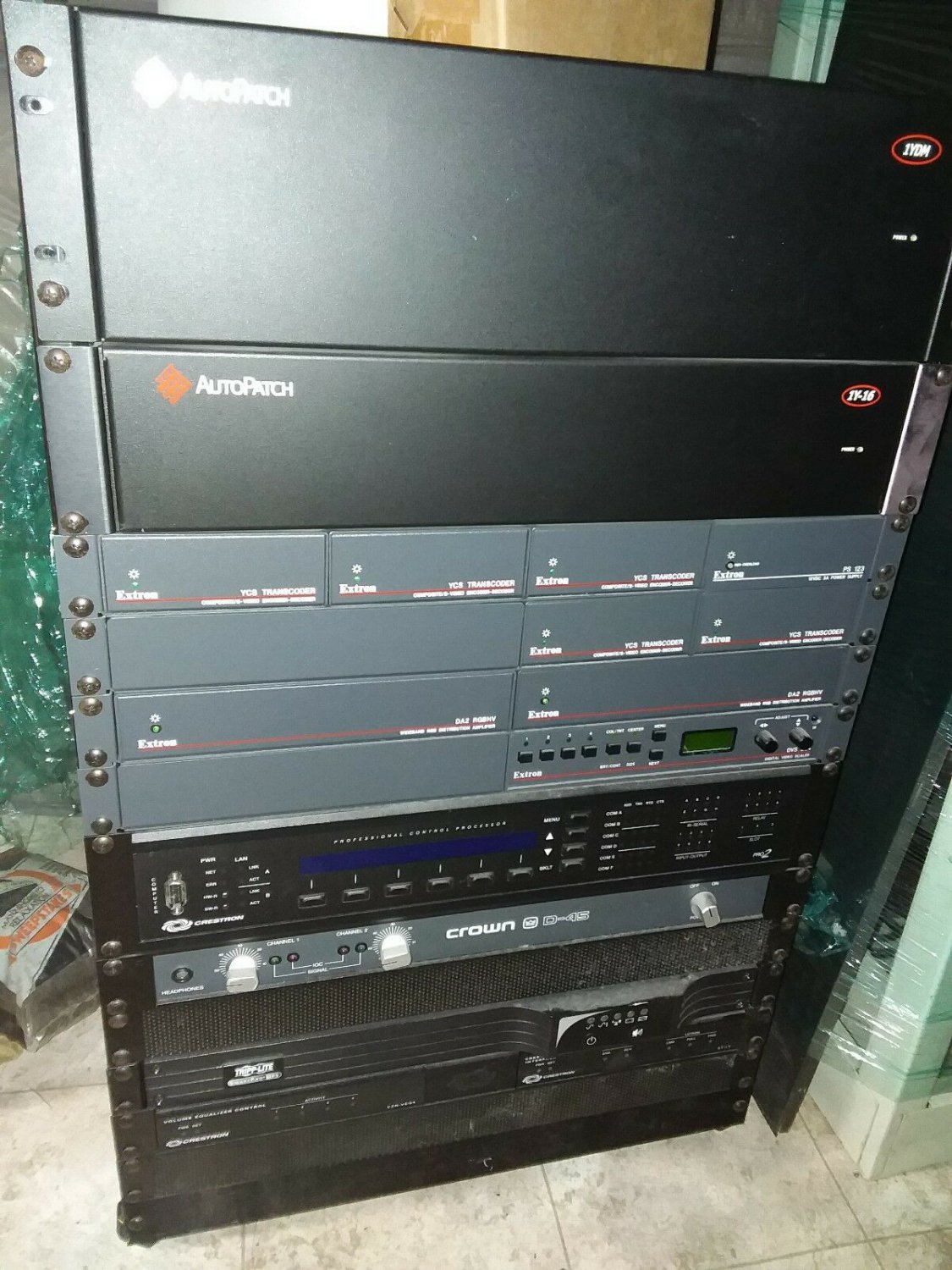 Autopatch Matrix Switcher/Controller 1Y-DM 1Y-16 Lot medical distribution Extron