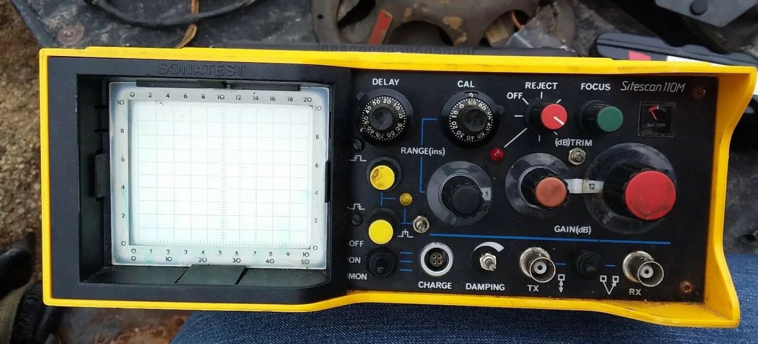 Sonatest Comparagage Digital Ultrasonic Thickness Flaw Detector sitescan 110m