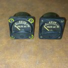 2@ GE Aircraft AC meter Indicator Aviation 0-150v 350-1000 cycles P/N VAA201 b1