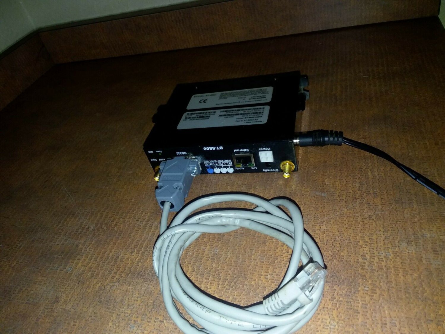 Blu-Treen Sixnet BT-6800 HSPA Rugged Modem Rugged Industrial w/ Data cord