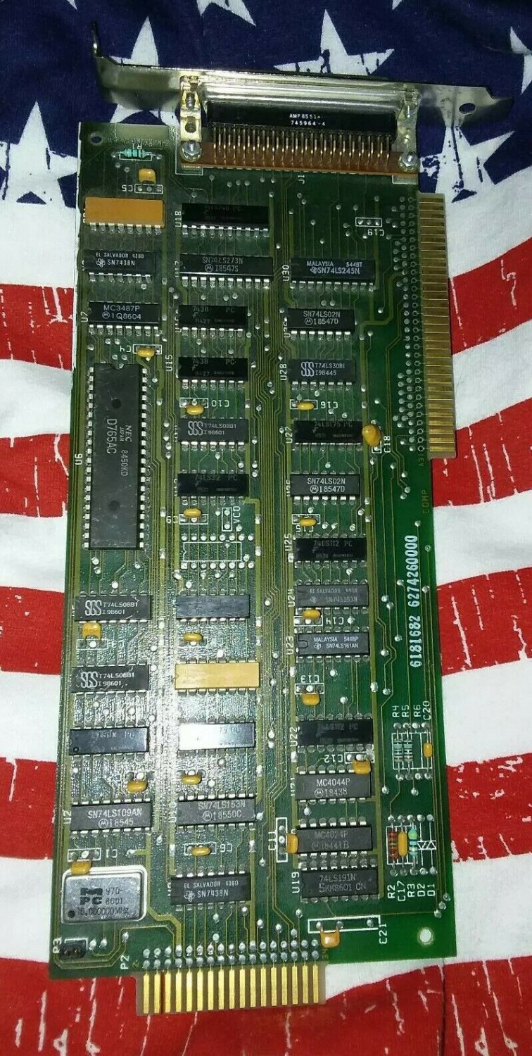 IBM 8-bit ISA Floppy Controller Card IBM PC Board 5150 5160 PC/XT 6181682  a4
