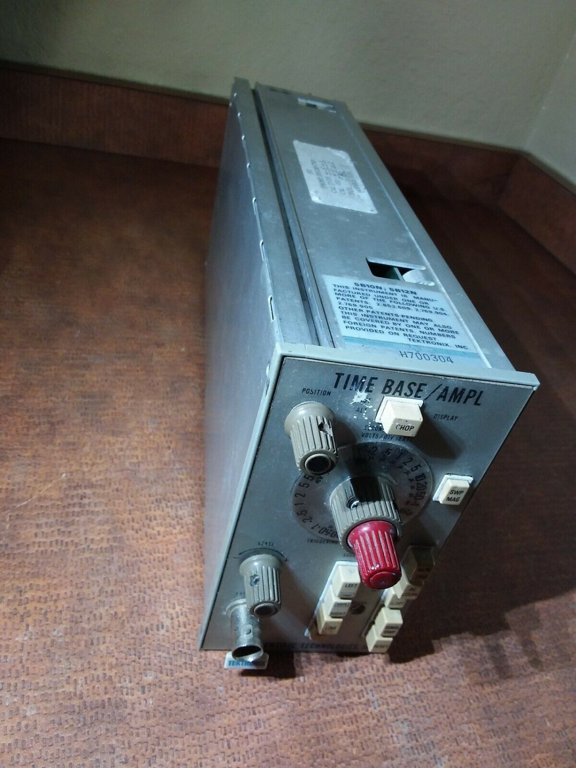 Tektronix ScientificTechnologies Inc STI Time Base Amplifier 5B10N 5B12N