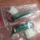 IDE 2.5 44pin to 3.5 40pin lot of 2 Hard Drive HDD Converter Adapter w/cable c2