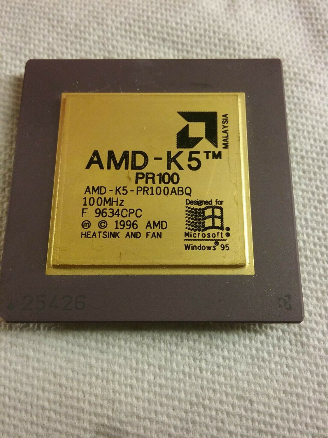 AMD K5 PR100 Desktop CPU Processor- AMD-K5-PR100ABQ .... L1