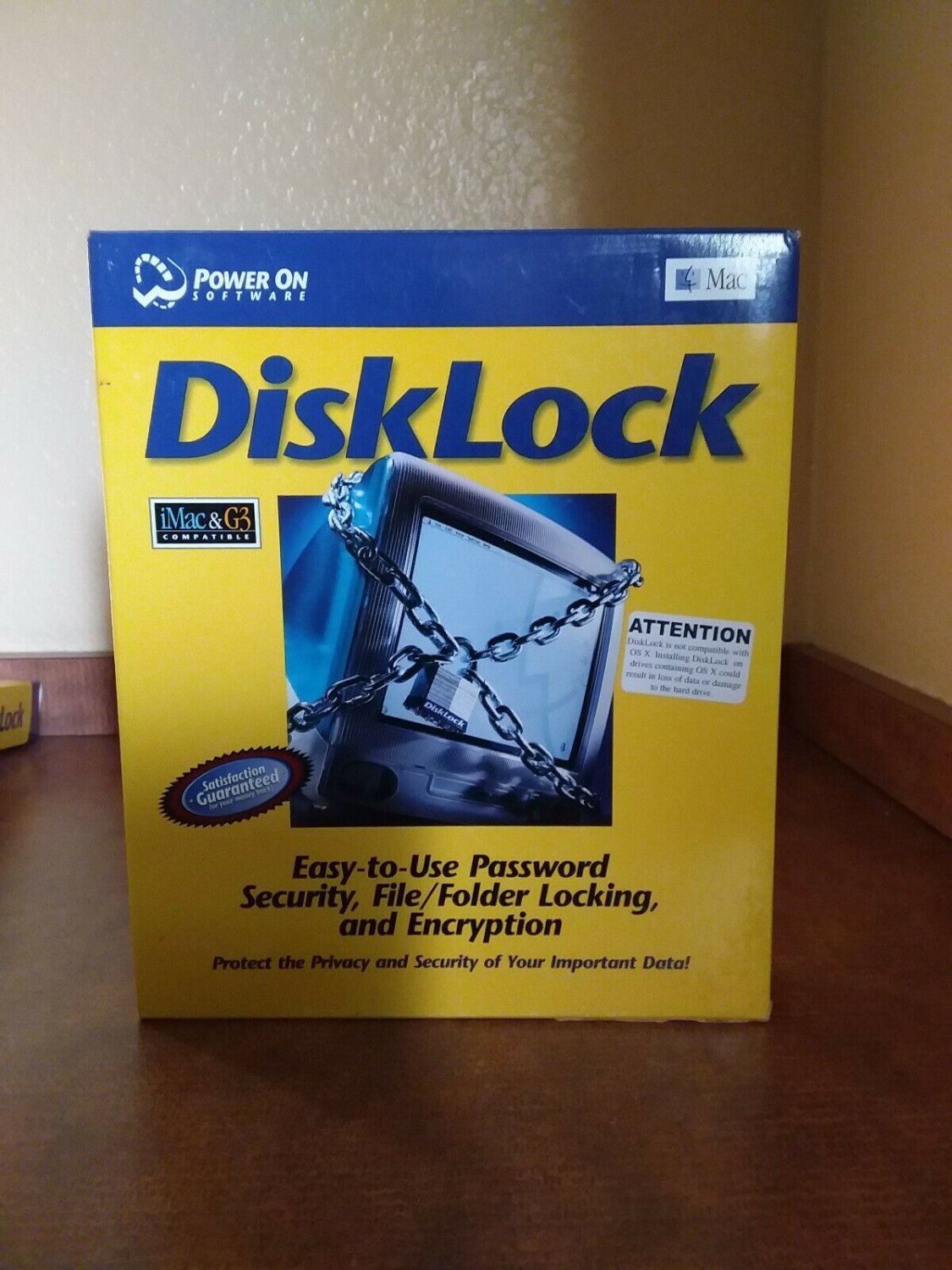 Apple iMac & G3 OS8 7.5.3 DiskLock PowerOn SoftwareTools Password Security b4