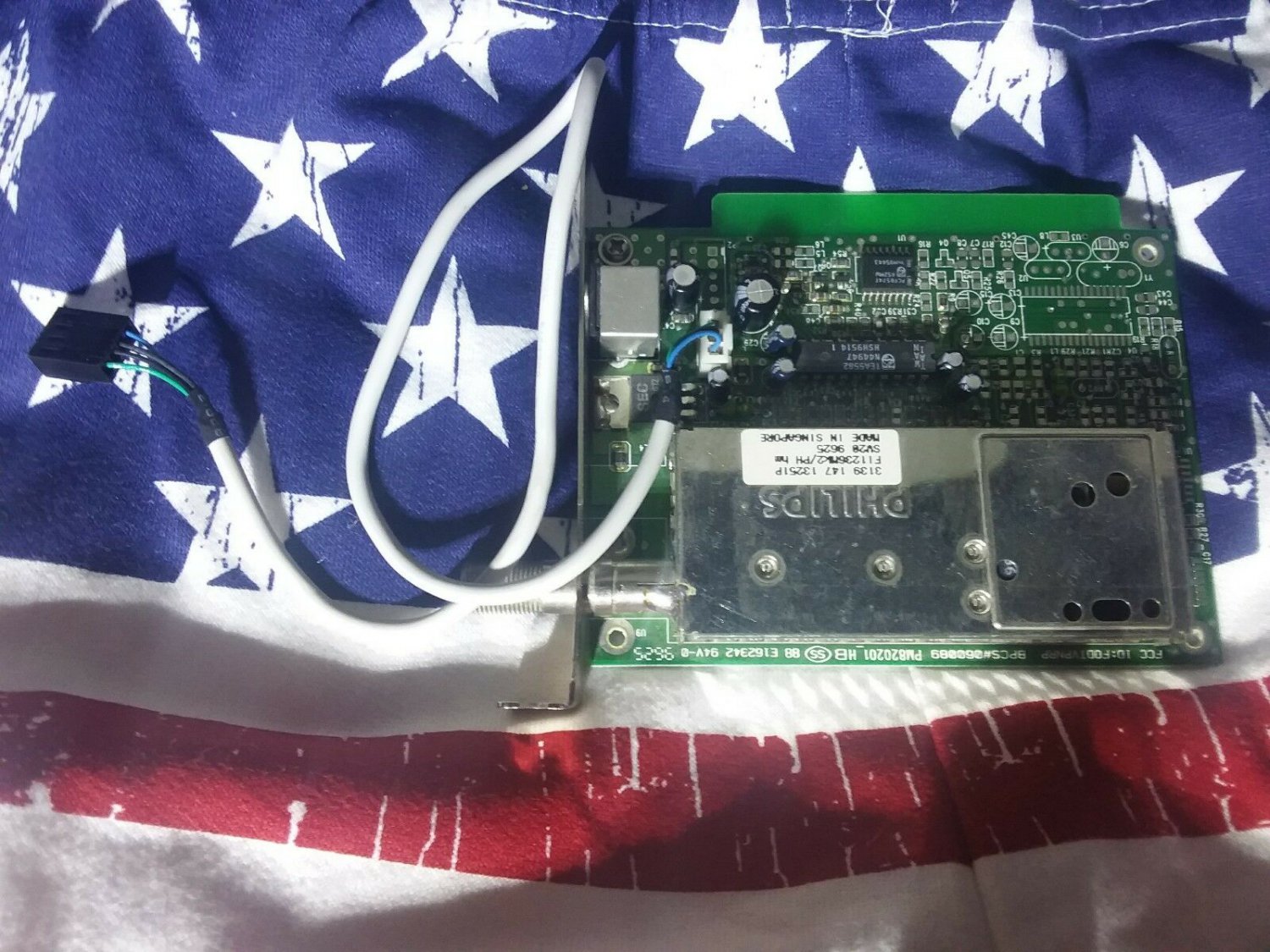 Phillips PMT-NSP02A TV ADAPTER CARD WITH CABLE j2