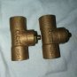 EBERT VALVE Brass Inline Sweat 1/2 in TO 1/2" solder gatelot of 3  h1