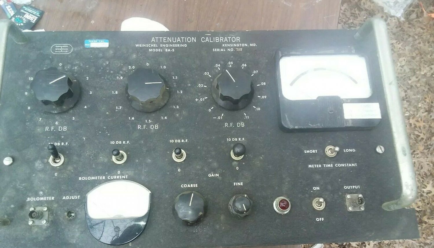 Weinschel Engineering Model BA-5 Attenuation Calibrator