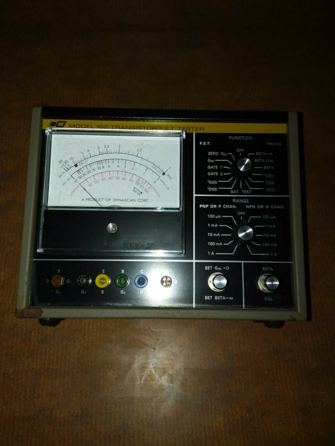 B&K Precision 162 Transistor F.E.T. Tester