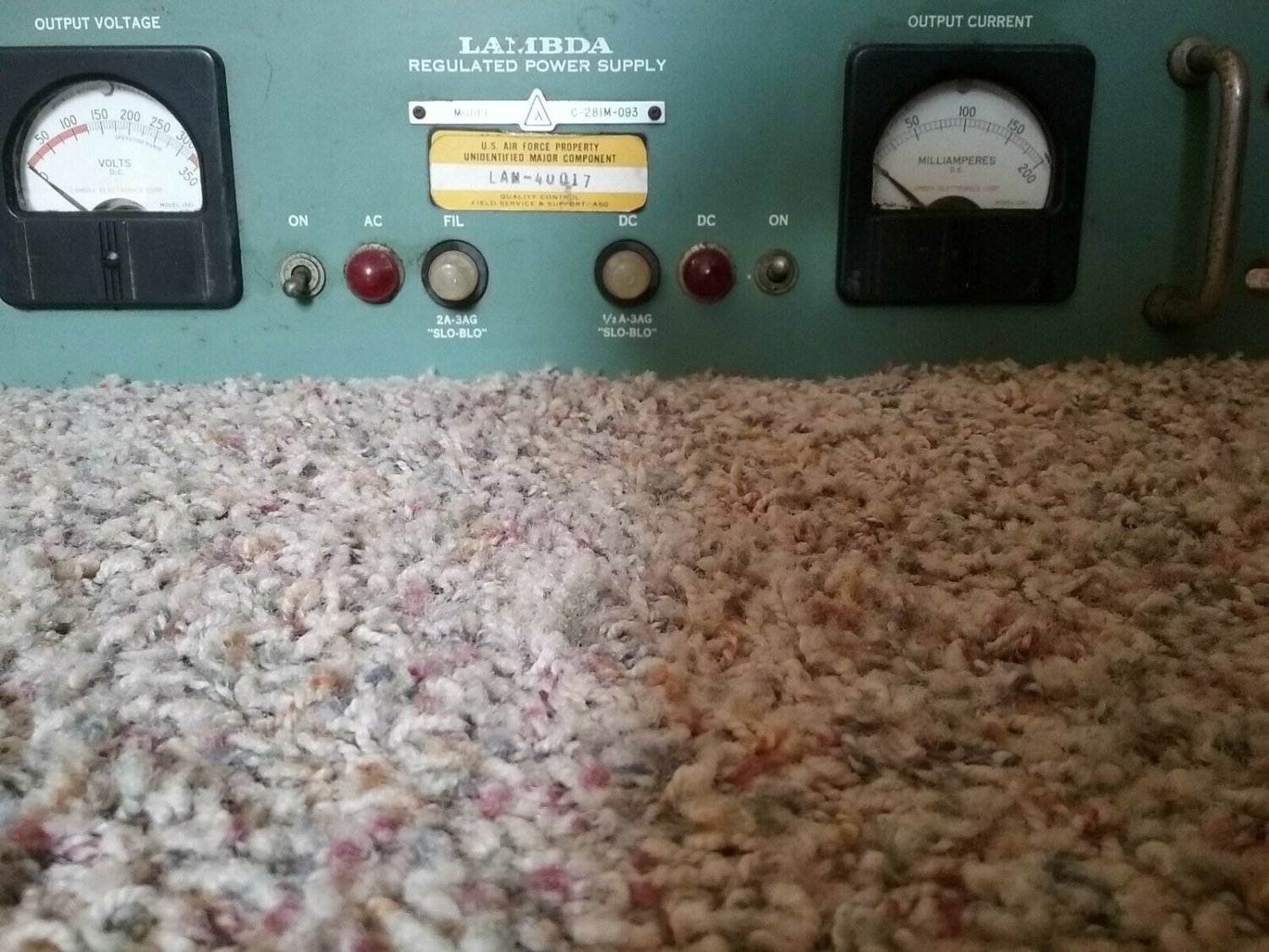 C-281M-093 Lambda REGULATED POWER SUPPLY tubeboxpro