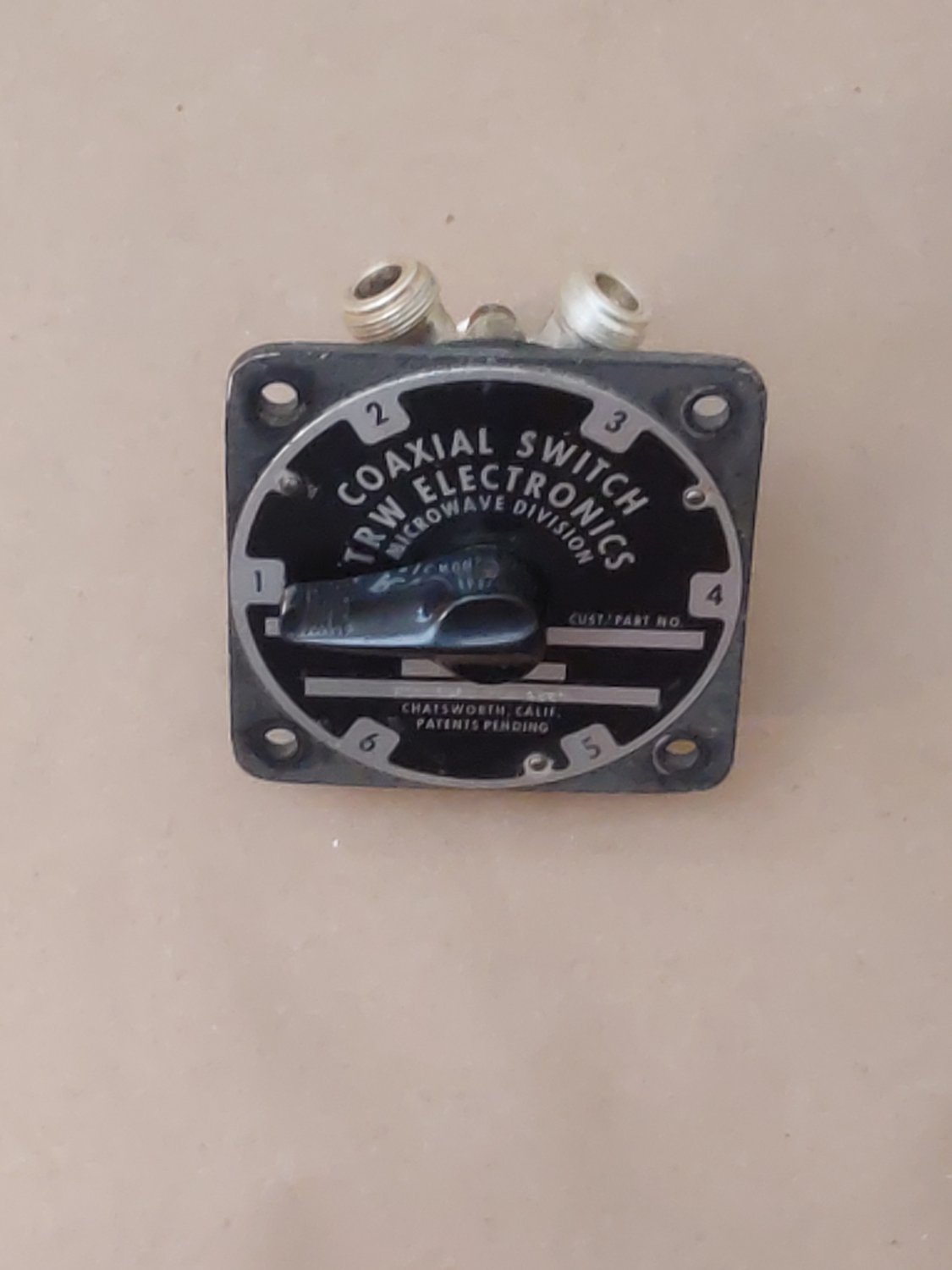 CON2AB TRW COAXIAL SWITCH 6 POS. tubeboxpro o3