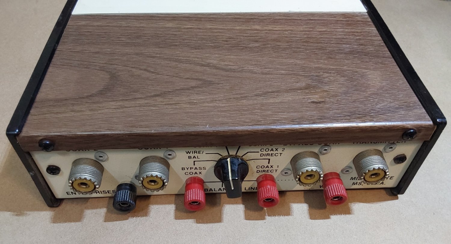 MFJ-941J Switchbox SWR/Power Meter tubeboxpro