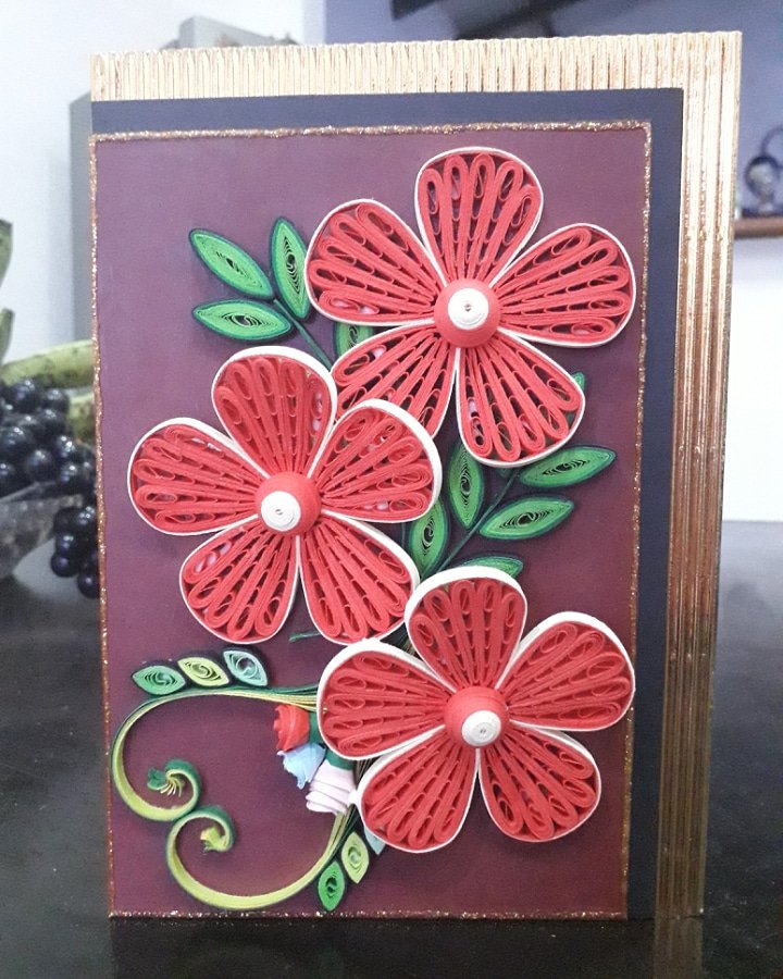 Quilled card