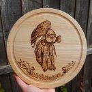 Pyrography Flame Art/ Original Hand Made/ Betta Fish