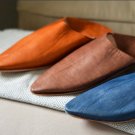 Men’s leather slippers, luxury leather slippers, Moroccan banbouches