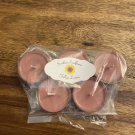 Fallen Leaves tea light candles set of 5