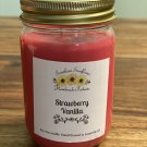 Strawberry vanilla 16 oz candle