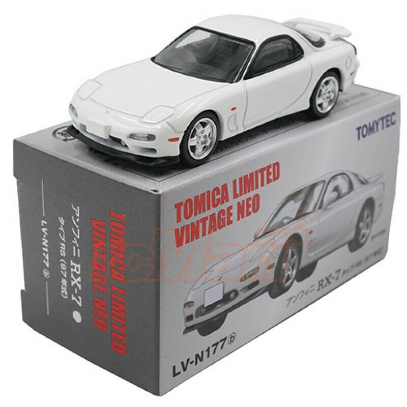 Mazda Rx 7 Rs Rhd White 1 64 Diecast Model Car Tomytec