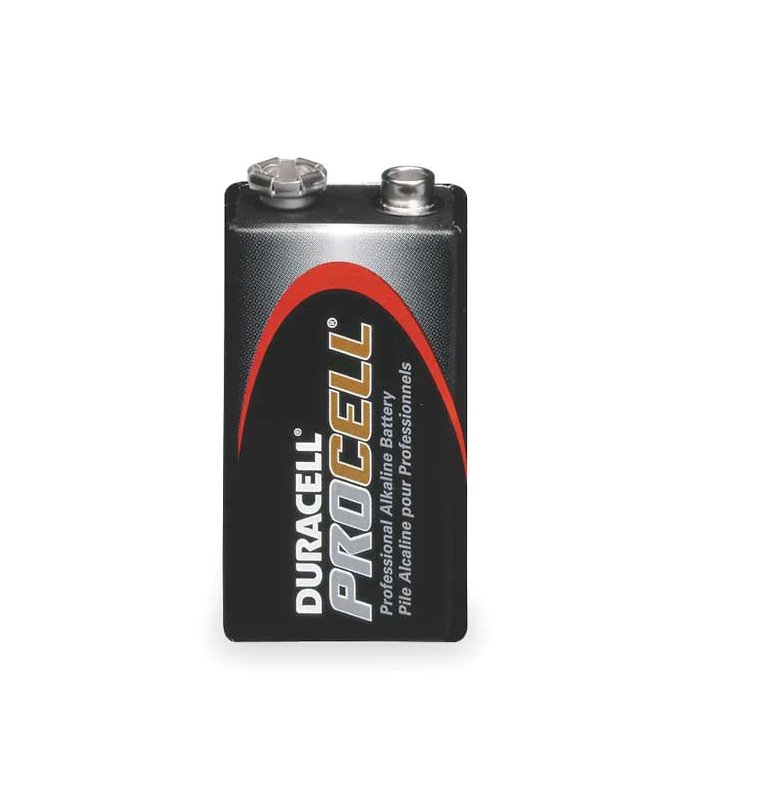 NEW Duracell Procell 9V Alkaline Battery, 12 PK, 9VDC