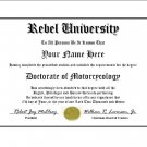 Diploma for Honda REBEL motorcycle owner