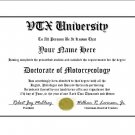 Diploma for Honda VTX motorcycle owner