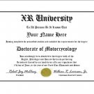 Diploma for Honda XR motorcycle owner
