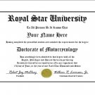 Diploma for Yamaha ROYAL STAR motorcycle owner