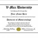 Diploma for Yamaha V MAX motorcycle owner