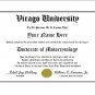Diploma for Yamaha VIRAGO motorcycle owner