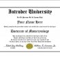 Diploma for Suzuki INTRUDER motorcycle owner