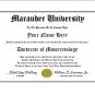 Diploma for Suzuki MARAUDER motorcycle owner