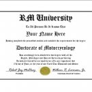 Diploma for Suzuki RM motorcycle owner