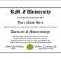 Diploma for Suzuki RM-Z motorcycle owner