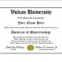 Diploma for Kawasaki VULCAN motorcycle owner